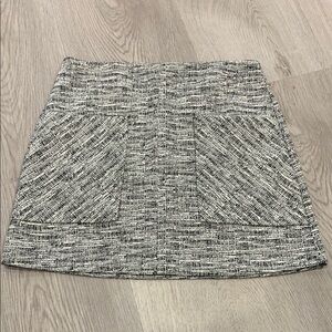Women's Textured Gray Skirt